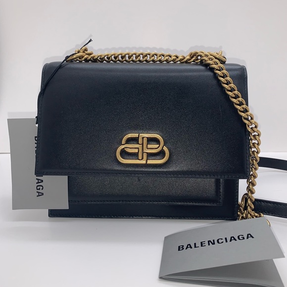 Balenciaga Handbags - Balenciaga Sharp S Satchel Chain Bag